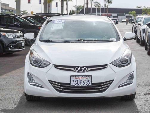 Pearl White 2014 Hyundai ELANTRA Limited