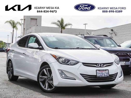 Pearl White 2014 Hyundai ELANTRA Limited