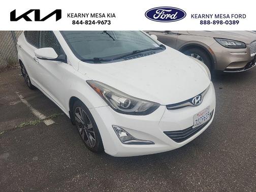 Pearl White 2014 Hyundai ELANTRA Limited