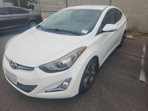Pearl White 2014 Hyundai ELANTRA Limited