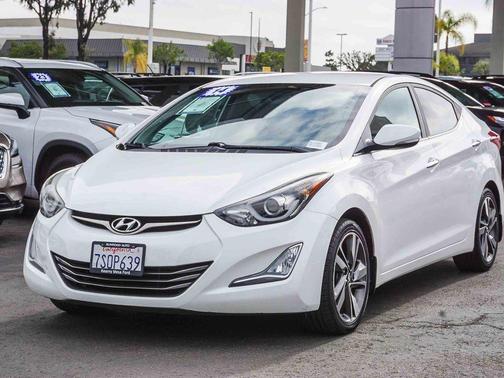 Pearl White 2014 Hyundai ELANTRA Limited