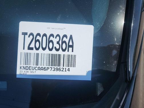 Cherry Black 2023 Kia Seltos S