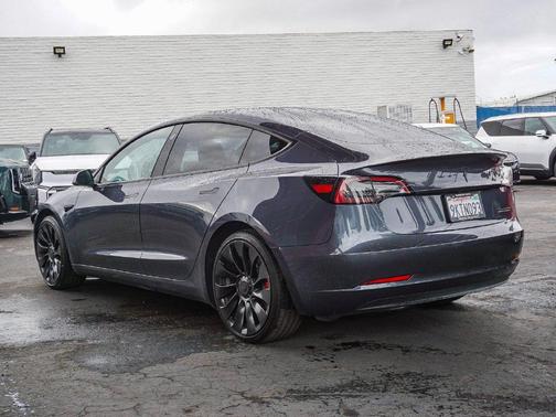 Gray 2023 Tesla Model 3 Performance