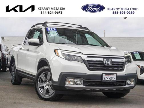 White 2020 Honda Ridgeline RTL-E