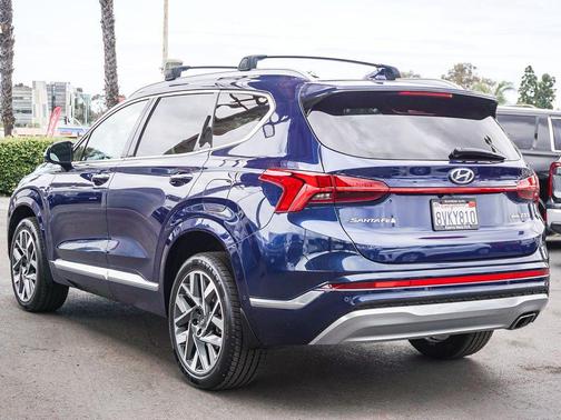 Stormy Blue 2021 Hyundai SANTA FE Calligraphy