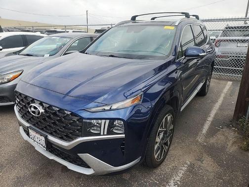 Stormy Blue 2021 Hyundai SANTA FE Calligraphy