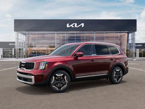 Red 2024 Kia Telluride EX