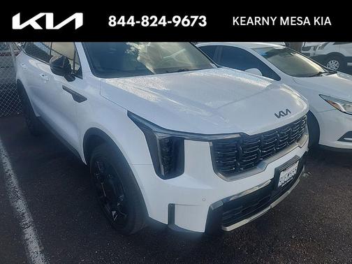 Glacial White Pearl 2025 Kia Sorento SX Prestige