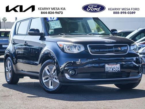 Shadow Black 2017 Kia Soul EV PLUS