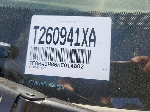 Gunmetal Metallic 2017 Honda CR-V EX-L