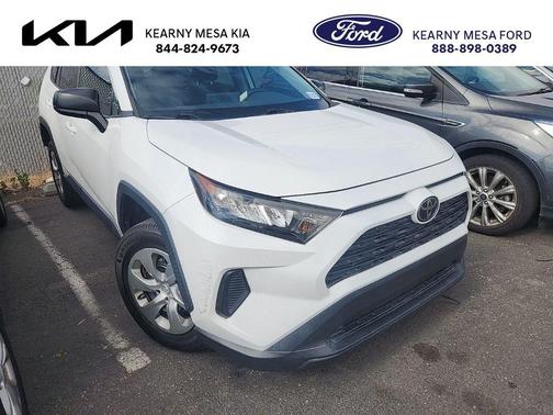 Super White 2021 Toyota RAV4 LE