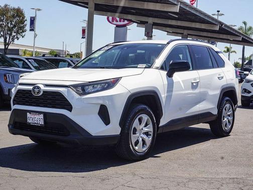 Super White 2021 Toyota RAV4 LE
