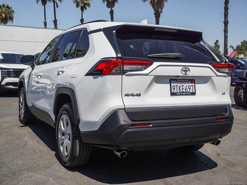 Super White 2021 Toyota RAV4 LE