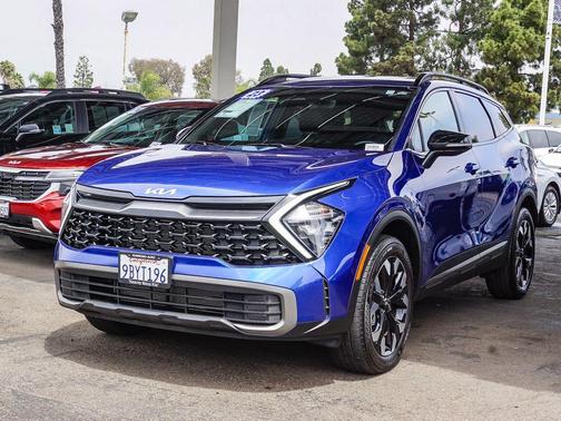Sapphire Blue 2023 Kia Sportage X-Line