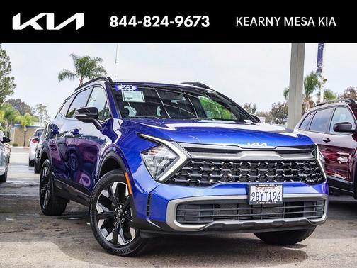 Sapphire Blue 2023 Kia Sportage X-Line