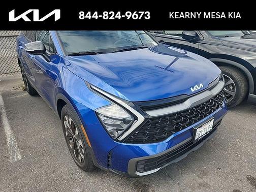 Sapphire Blue 2023 Kia Sportage X-Line