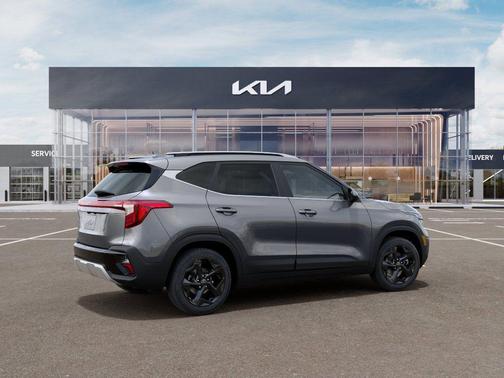 Steel Gray 2026 Kia Seltos EX