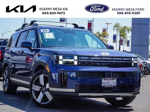 Atlantic Blue 2025 Hyundai SANTA FE Limited