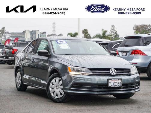 Platinum Gray Metallic 2015 Volkswagen Jetta 2.0L S