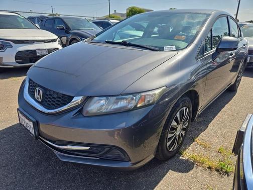 Gray 2013 Honda Civic LX