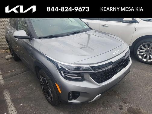 Steel Gray 2024 Kia Seltos SX