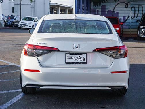 Platinum White Pearl 2023 Honda Civic LX