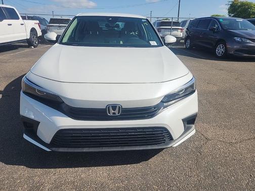Platinum White Pearl 2023 Honda Civic LX