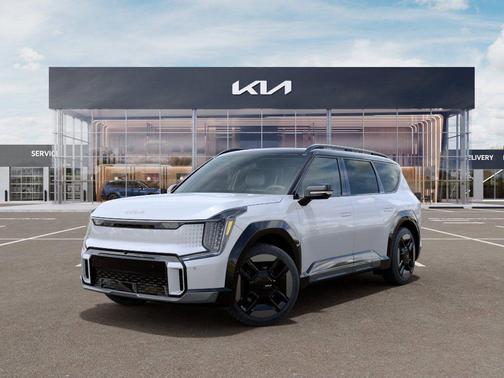 Glacier White 2026 Kia EV9 GT-Line