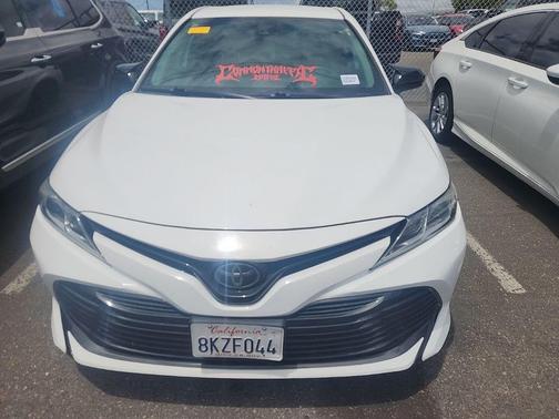 Super White 2019 Toyota Camry LE