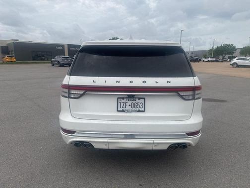 White Metallic 2020 Lincoln Aviator Black Label AWD