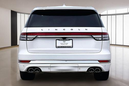 White Metallic 2020 Lincoln Aviator Black Label AWD