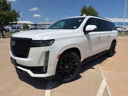 Crystal White Tri-Coat 2023 Cadillac Escalade ESV Sport Platinum
