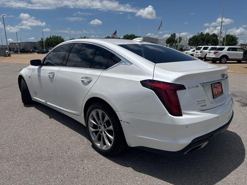 Crystal White Tri-Coat 2024 Cadillac CT5 Premium Luxury AWD