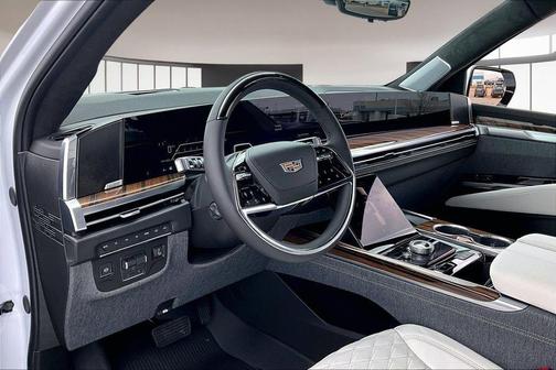 Vibrant White 2026 Cadillac Escalade Platinum Sport