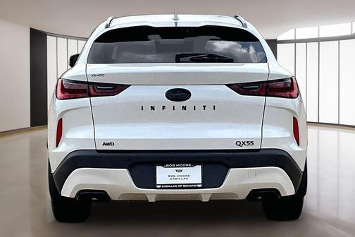 Majestic White 2023 INFINITI QX55 SENSORY