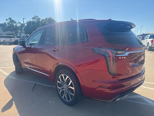 Radiant Red 2025 Cadillac XT6 Sport AWD