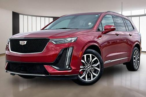 Radiant Red 2025 Cadillac XT6 Sport AWD