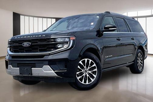 Black Metallic 2025 Ford Expedition Max Platinum