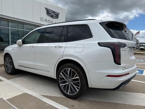 Crystal White Tri-Coat 2024 Cadillac XT6 Sport AWD