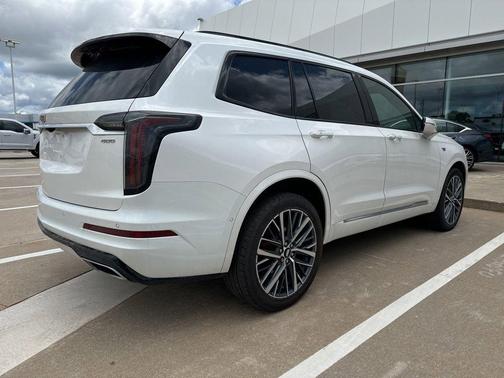 Crystal White Tri-Coat 2024 Cadillac XT6 Sport AWD