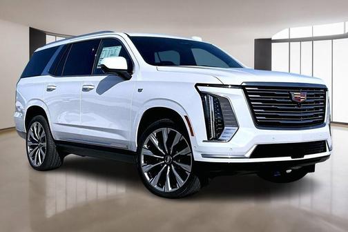 Vibrant White 2026 Cadillac Escalade Platinum Luxury