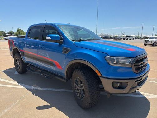 Blue 2021 Ford Ranger Lariat
