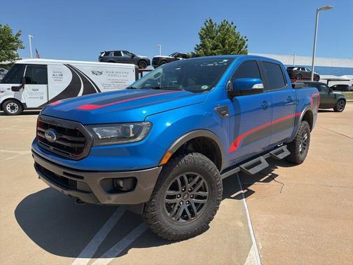 Blue 2021 Ford Ranger Lariat