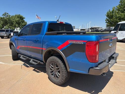 Blue 2021 Ford Ranger Lariat