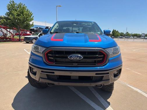 Blue 2021 Ford Ranger Lariat