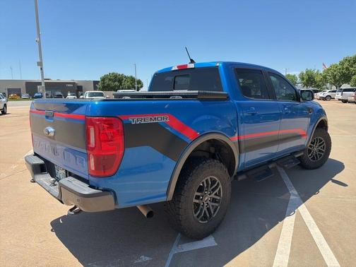 Blue 2021 Ford Ranger Lariat