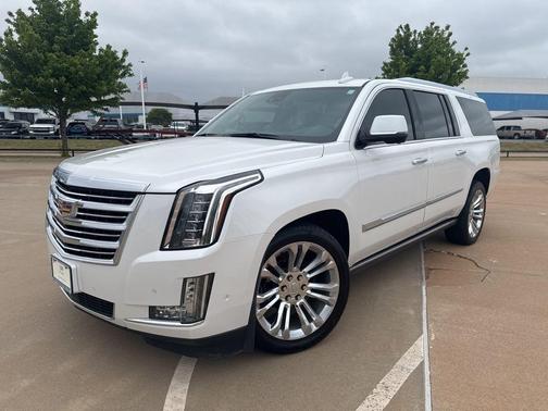 Crystal White Tri-Coat 2020 Cadillac Escalade ESV Platinum