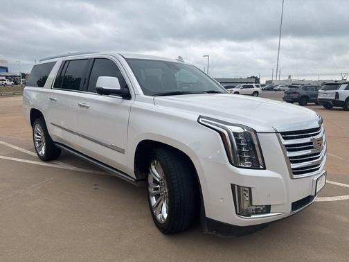 Crystal White Tri-Coat 2020 Cadillac Escalade ESV Platinum