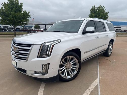 Crystal White Tri-Coat 2020 Cadillac Escalade ESV Platinum