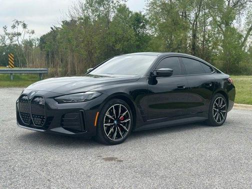 Black Sapphire Metallic 2024 BMW i4 Gran Coupe M50